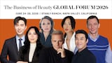 Headshot collage of the latest confirmed speakers joining the lineup for The Business of Beauty Global Forum 2026 held from June 24-26, 2026 at Stanly Ranch, Napa Valley, California.
