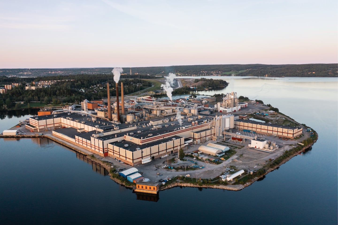 A factory in Sweden.