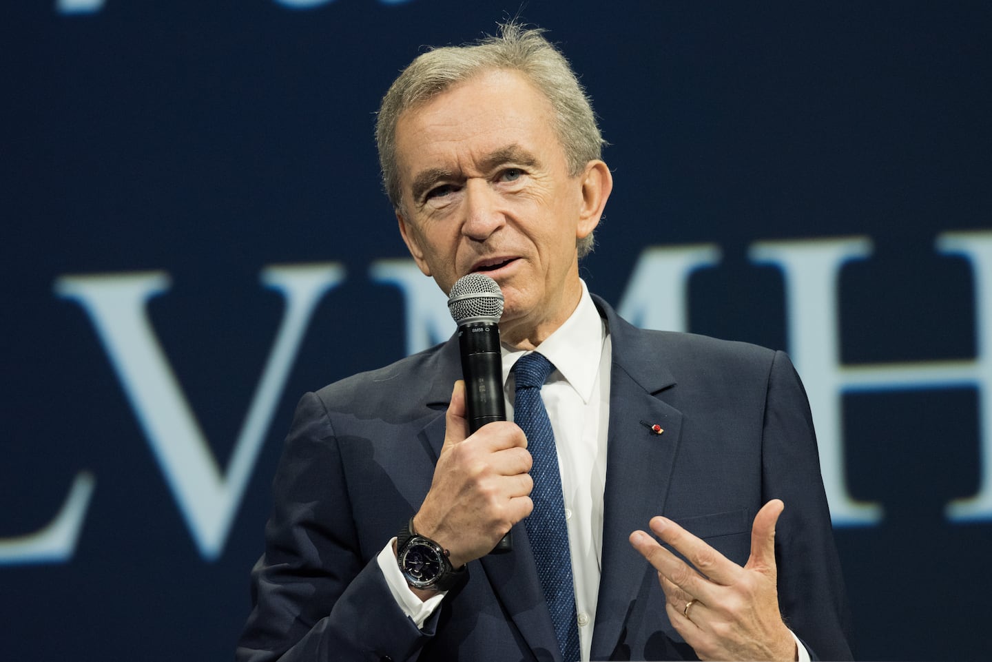 Bernard Arnault, chief executive of LVMH.