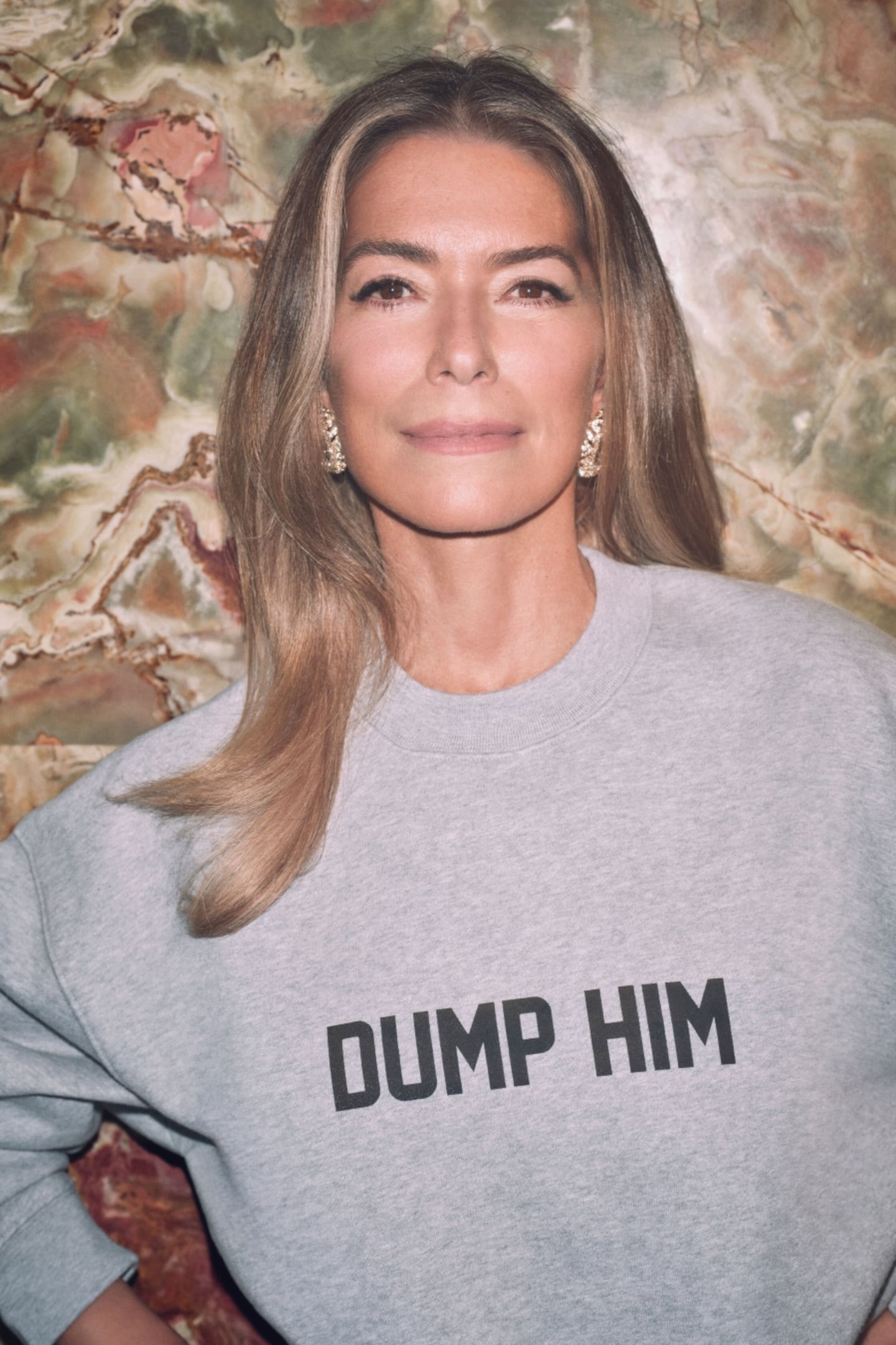 Reformation's post-Valentine's Day campaign featuring divorce attorney Laura Wasser.